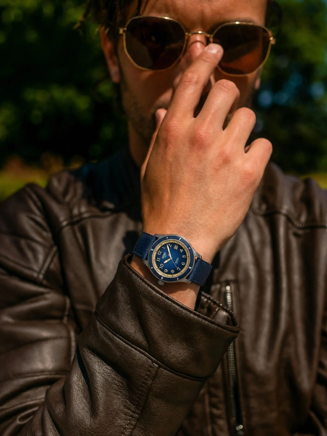 A SENA watch worn in everyday life